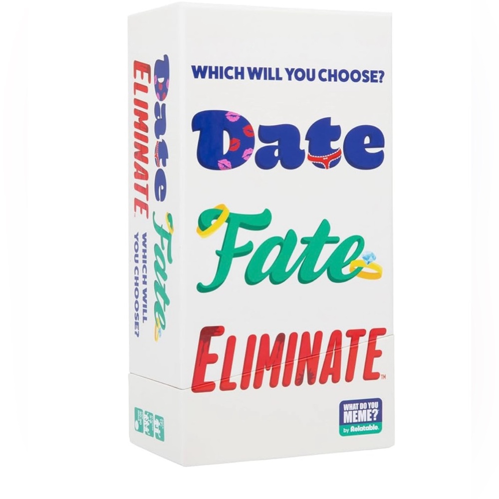 WHAT DO YOU MEME? Date Fate Eliminate — The Card Game That Tests Your Taste